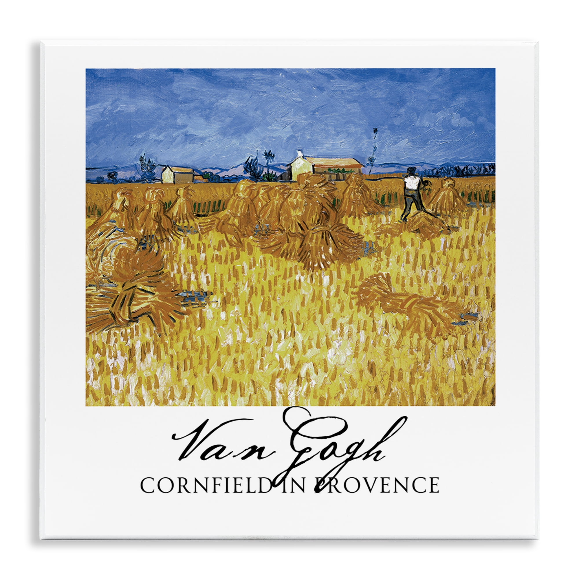 Stupell Industries Van Gogh Cornfield Provence Wall Plaque Art, design by Vintage Hustle