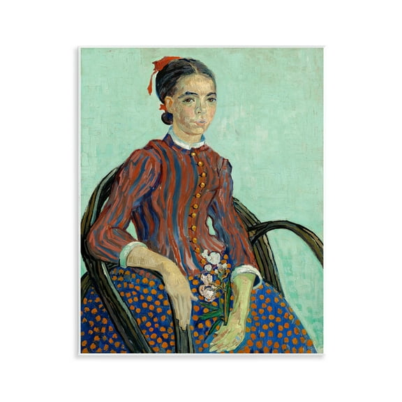 Stupell Industries Van Gogh Lady Mousme People Painting Unframed Art Print Wall Art, 11 x 14