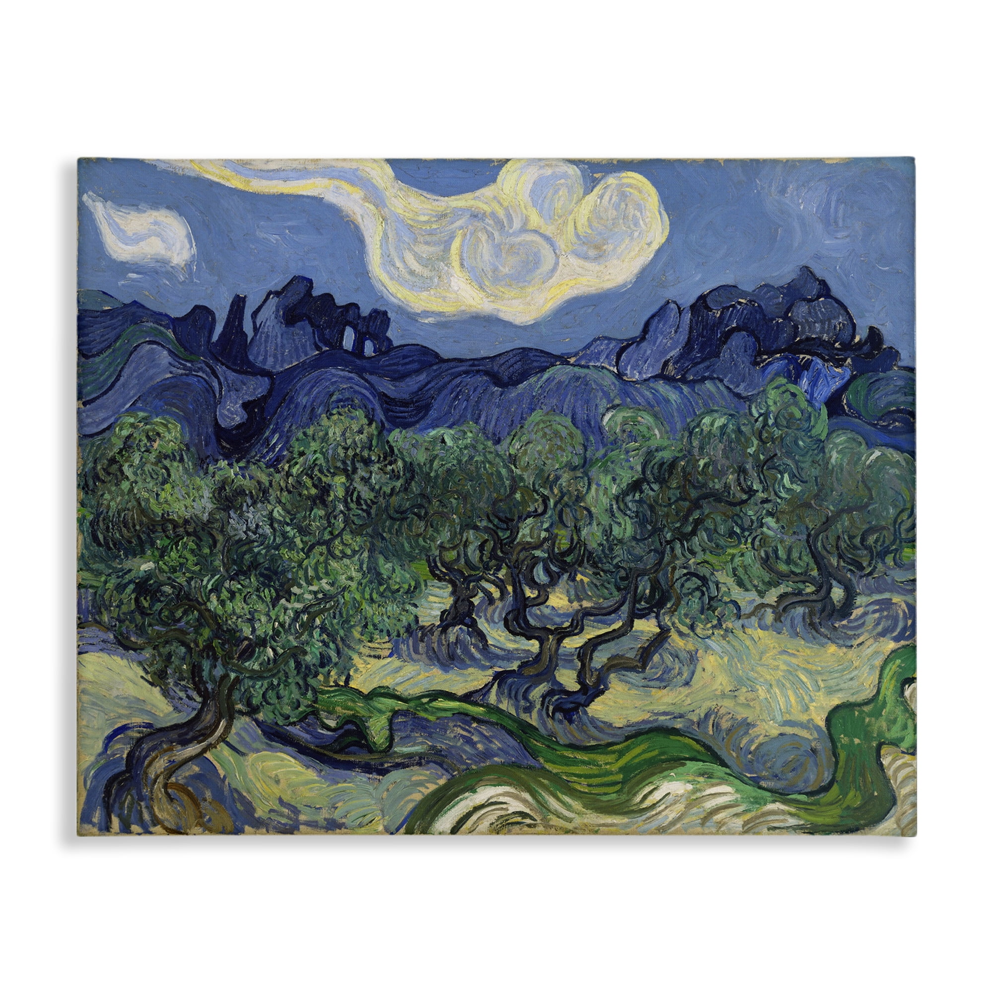 Stupell Industries Van Gogh Olive Trees Landscape Landscape & Nature Painting Wrapped Canvas Art Print Wall Art, 48 x 36