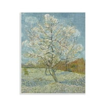 Stupell Industries Van Gogh Pink Peach Tree Landscape & Nature Painting Unframed Art Print Wall Art, 11 x 14