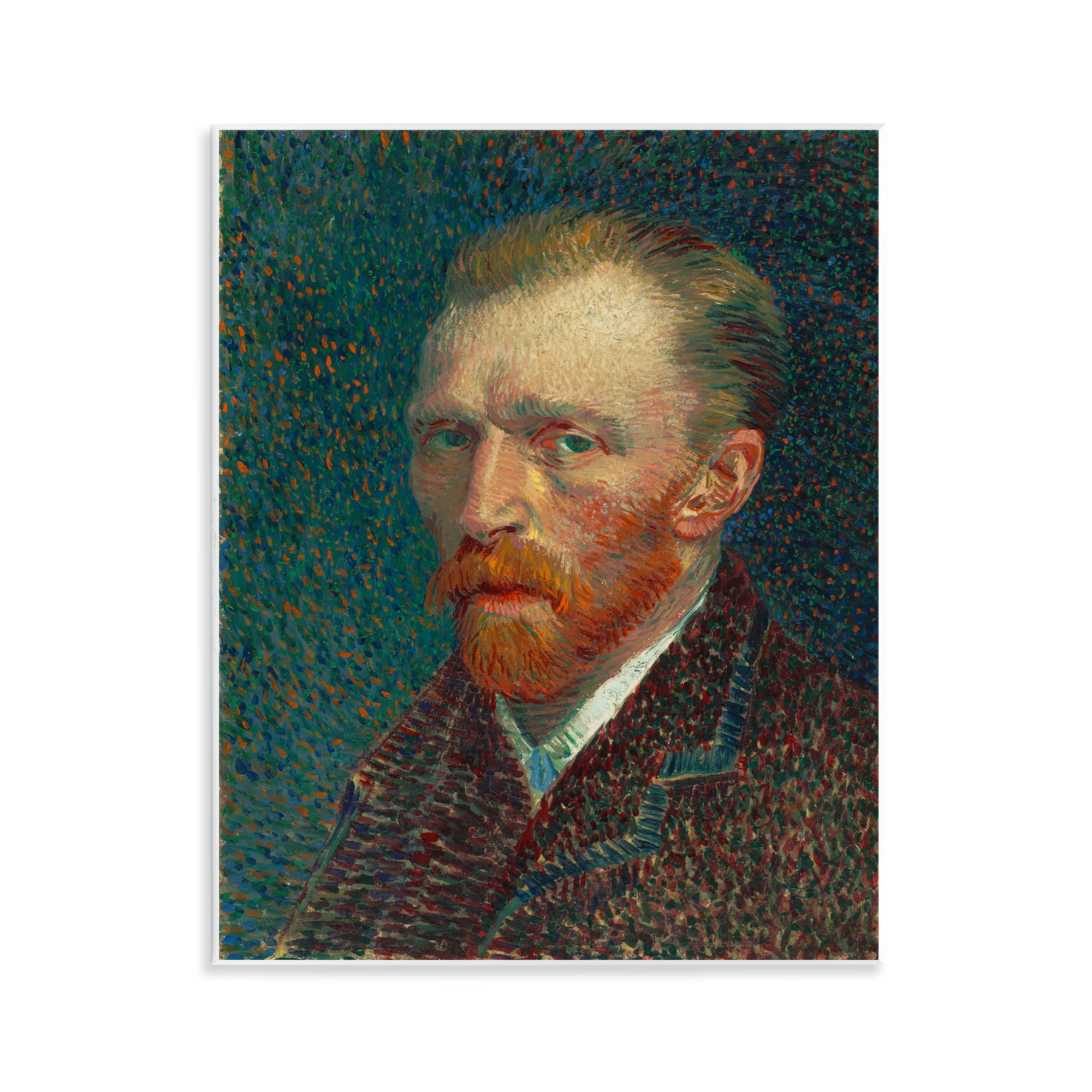 Stupell Industries Van Gogh Self Portrait People Painting Unframed Art Print Wall Art, 11 x 14