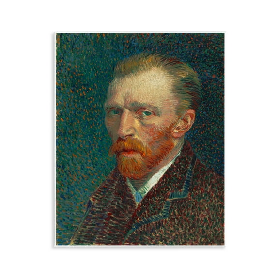 Stupell Industries Van Gogh Self Portrait People Painting Unframed Art Print Wall Art, 11 x 14
