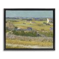 thumbnail image 1 of Stupell Industries Van Gogh The Harvest Landscape Landscape & Nature Painting Black Floater Framed Canvas Art Print Wall Art, 31 x 25, 1 of 10
