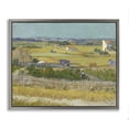 thumbnail image 1 of Stupell Industries Van Gogh The Harvest Landscape Landscape & Nature Painting Gray Floater Framed Canvas Art Print Wall Art, 31 x 25, 1 of 10