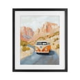 thumbnail image 1 of Stupell Industries Modern Van Life Desert Canyon Black Framed Print Under Glass, 13 x 16, by The Prints Vibe, 1 of 8