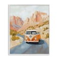 thumbnail image 1 of Stupell Industries Modern Van Life Desert Canyon White Framed Giclee Art, 16 x 20, by The Prints Vibe, 1 of 8