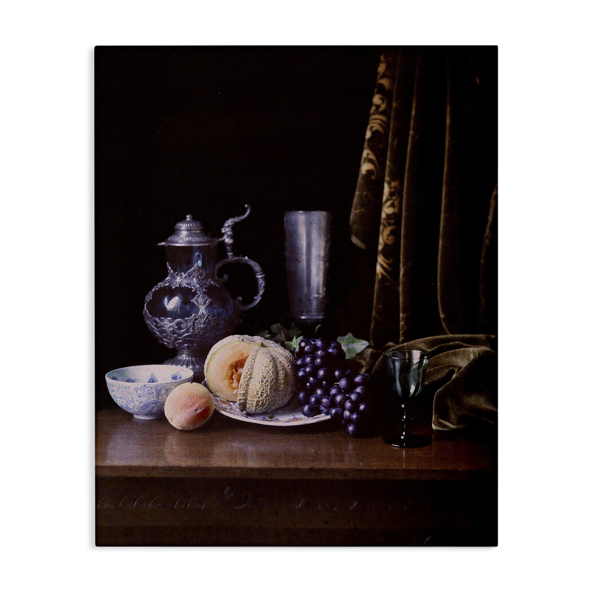Stupell Industries Vanitas Still Life Food & Beverage Photography Wrapped Canvas Art Print Wall Art, 16 x 20