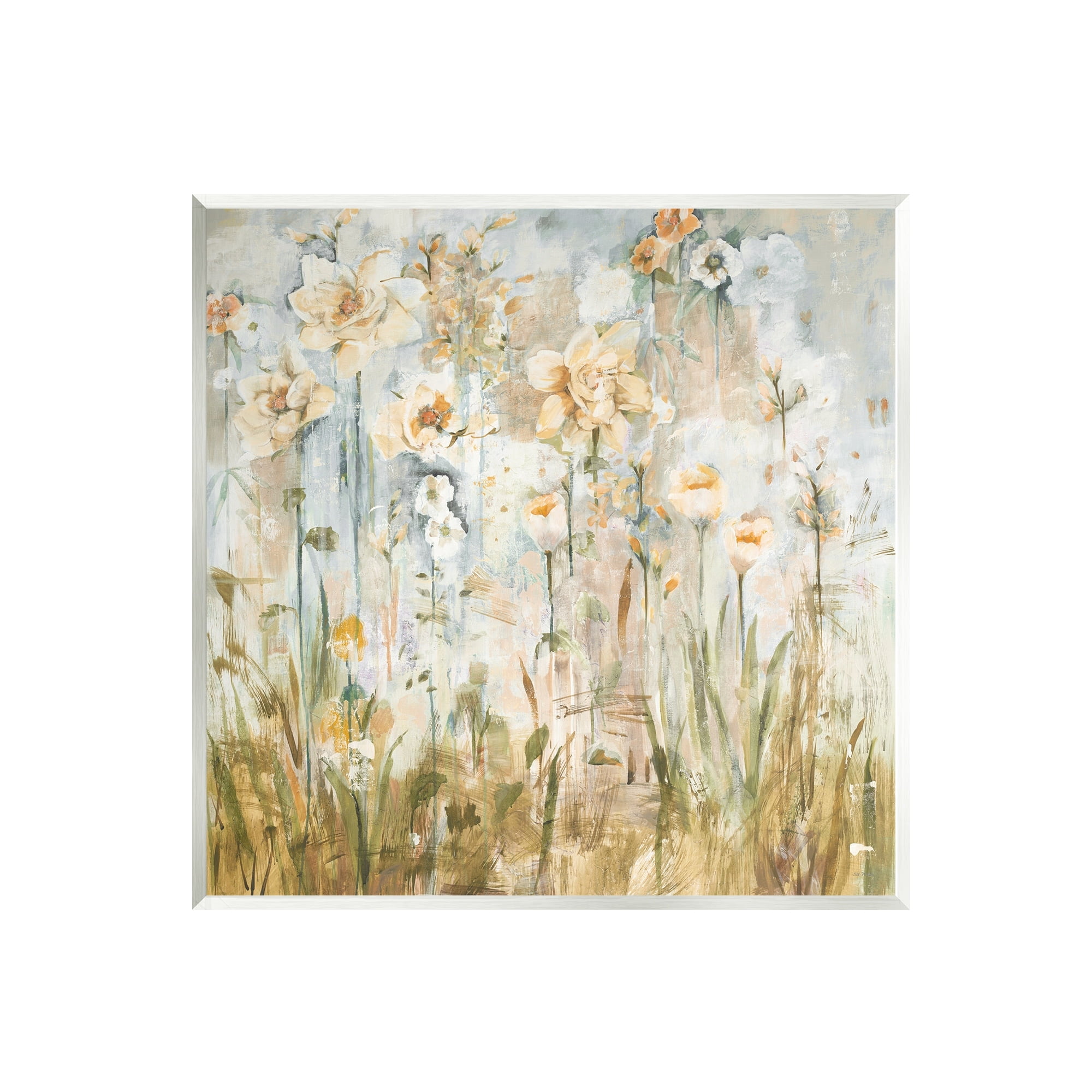 Stupell Industries Varied Blooming Flowers Among Grasses Boho Painting Painting Unframed Art Print Wall Art, Design by Jill Martin