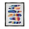 thumbnail image 1 of Stupell Industries Varied Contemporary Shapes Abstract Painting Black Floater Framed Art Print Wall Art, 25 x 31, 1 of 9
