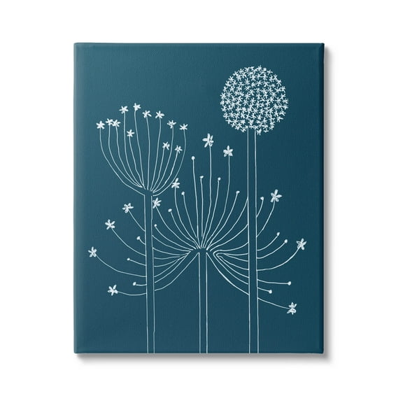 Stupell Industries Varied Dandelion Wild Plant Petals Graphic Art Gallery Wrapped Canvas Print Wall Art, Design by Alicia Longley
