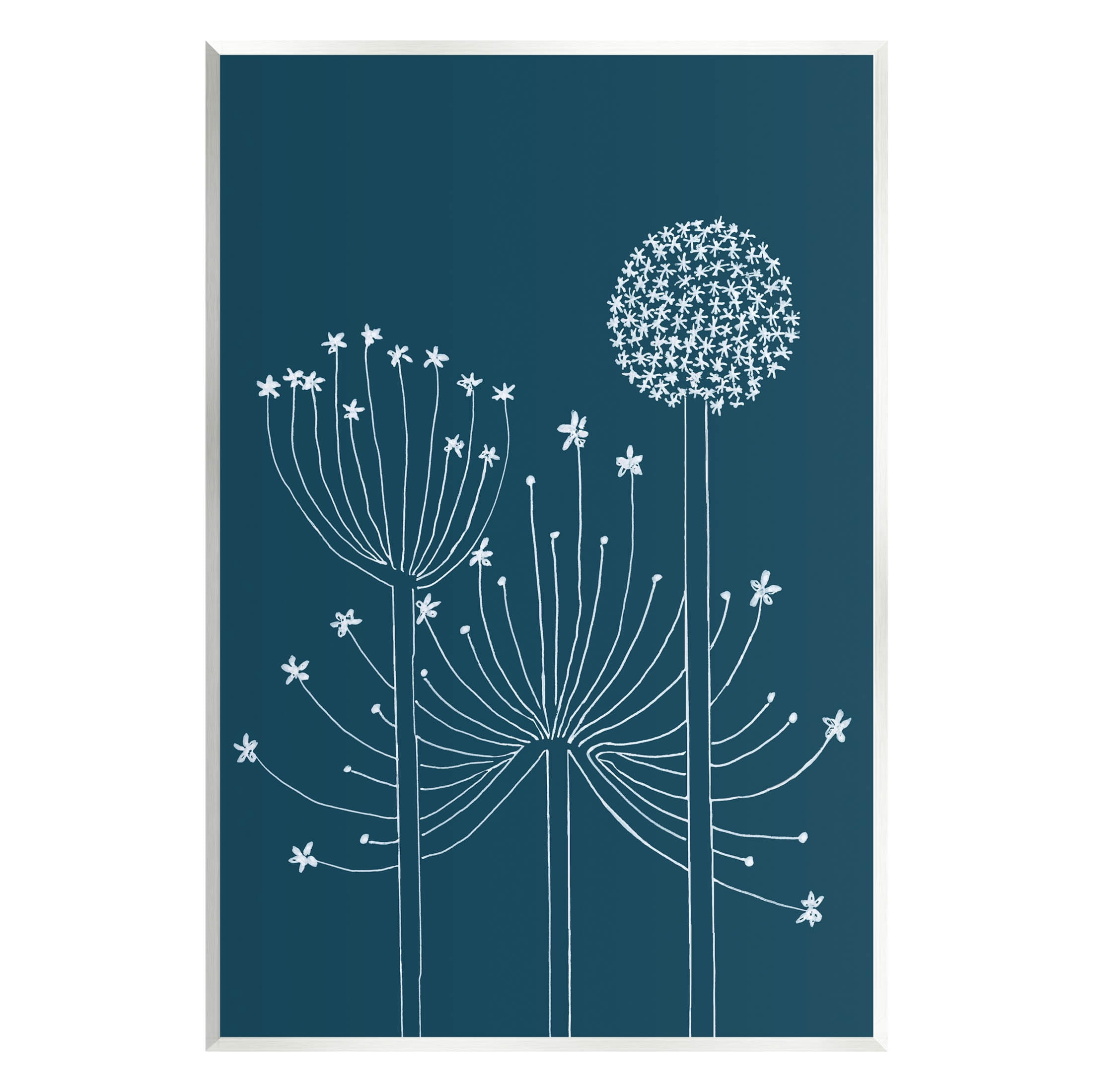 Stupell Industries Varied Dandelion Wild Plant Petals Graphic Art Unframed Art Print Wall Art, Design by Alicia Longley