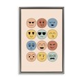 thumbnail image 1 of Stupell Industries Varied Expressive Faces Novelty & Humor Painting Gray Floater Framed Canvas Art Print Wall Art, 17 x 25, 1 of 10