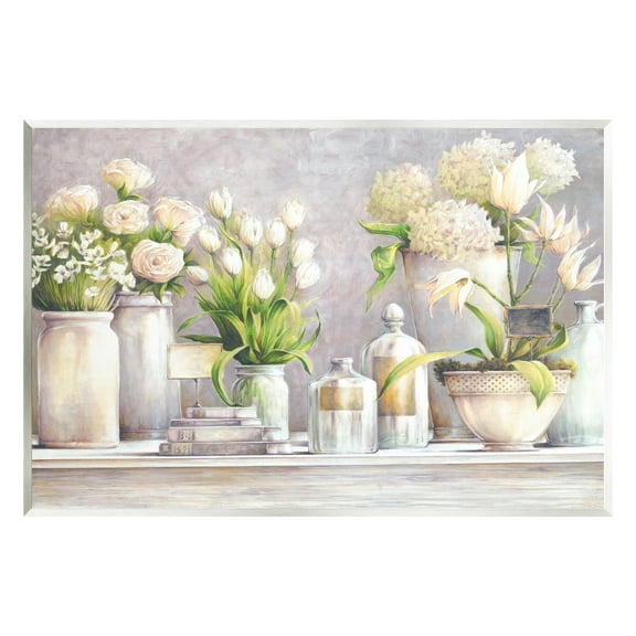 Stupell Industries Varied Flower Bouquets Traditional Still Life Plants Painting Unframed Art Print Wall Art, Design by White Ladder