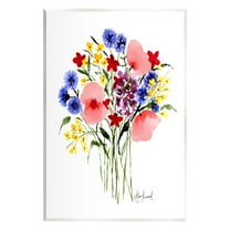 Stupell Industries Varied Flower Clusters Botanical & Floral Painting Unframed Art Print Wall Art, 10 x 15