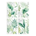 thumbnail image 1 of Stupell Industries Varied Green Tropical Plant Leaves Botanical & Floral Painting Unframed Art Print Wall Art, Set of 4, 1 of 7