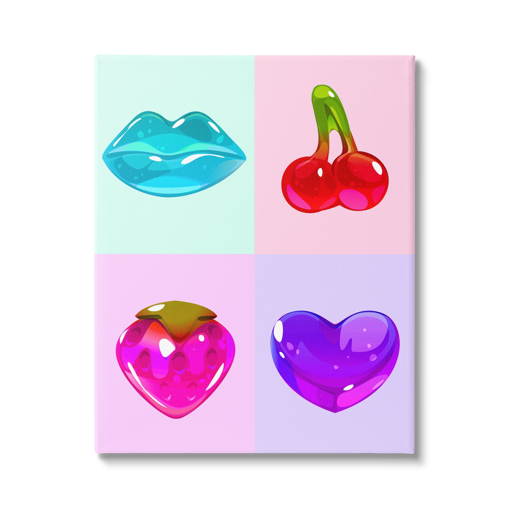 Stupell Industries Varied Gummy Candies Food & Beverage Painting Gallery Wrapped Canvas Print Wall Art, 24 x 30