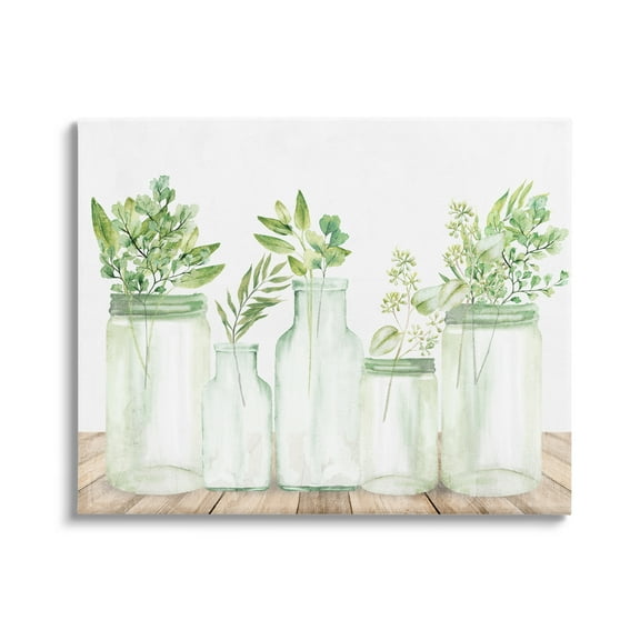 Stupell Industries Varied Herb Plant Arrangement Mixed Country Blooms Graphic Art Gallery Wrapped Canvas Print Wall Art, Design by Kim Allen