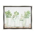 thumbnail image 1 of Stupell Industries Varied Herb Plant Arrangement Mixed Country Blooms Graphic Art Luster Gray Floating Framed Canvas Print Wall Art, Design by Kim Allen, 1 of 5