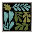 thumbnail image 1 of Stupell Industries Contemporary Varied Leaves Collage Gray Floating Frame Canvas Art, 18 x 18, by Cheryl Warrick, 1 of 8