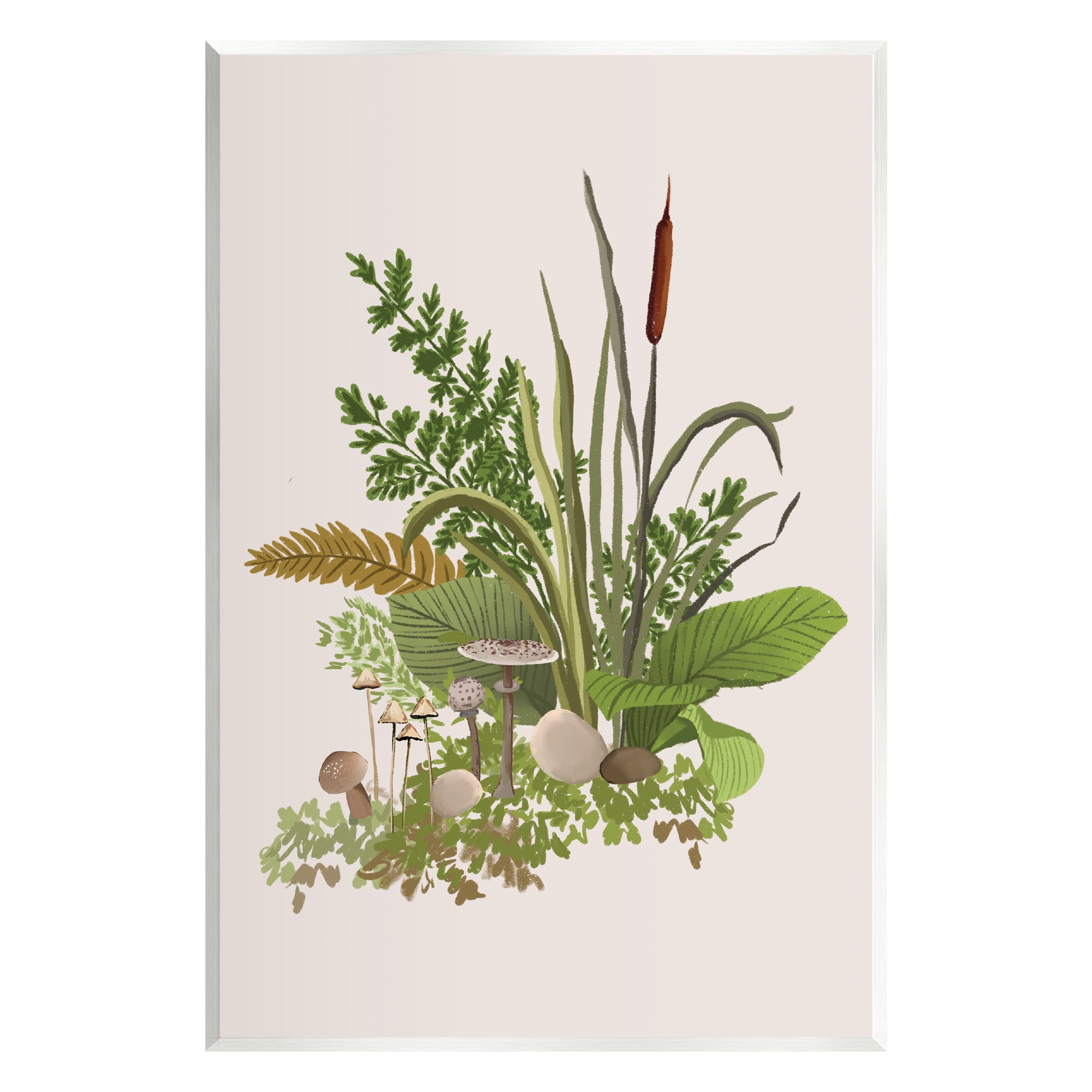 Stupell Industries Varied Nature Botanicals Forest Floor Mushrooms Arrangement Graphic Art Unframed Art Print Wall Art, Design by House of Rose