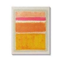 Stupell Industries Varied Orange Stripes Arrangement Painting Gallery Wrapped Canvas Print Wall Art, Design by Victoria Barnes