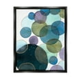 thumbnail image 1 of Stupell Industries Varied Overlapping Circles Abstract Painting Black Floater Framed Art Print Wall Art, 17 x 21, 1 of 10