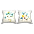 thumbnail image 1 of Stupell Industries Varied Roses Abstract Plants Square Decorative Printed Throw Pillow, 18 x 18, Set of 2, 1 of 6