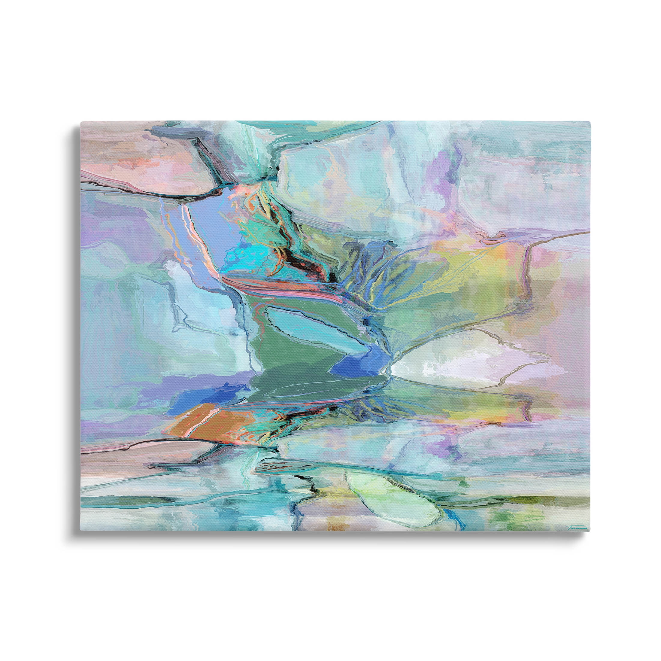 Stupell Industries Varied Round Modern Shapes Graphic Art Gallery Wrapped Canvas Print Wall Art, Design by Michael Tienhaara