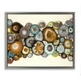 thumbnail image 1 of Stupell Industries Various Agate Clusters Abstract Painting Gray Floater Framed Canvas Art Print Wall Art, 31 x 25, 1 of 10