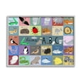 thumbnail image 1 of Stupell Industries Various Animal Alphabet Learning Graphic Art Gray Framed Art Print Wall Art, Design by Carla Daly, 1 of 7