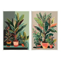 Stupell Industries Various House Plants Botanical & Floral Painting Unframed Art Print Wall Art, 10 x 15