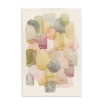 Stupell Industries Various Paint Blobs Abstract Painting Unframed Art Print Wall Art, 10 x 15