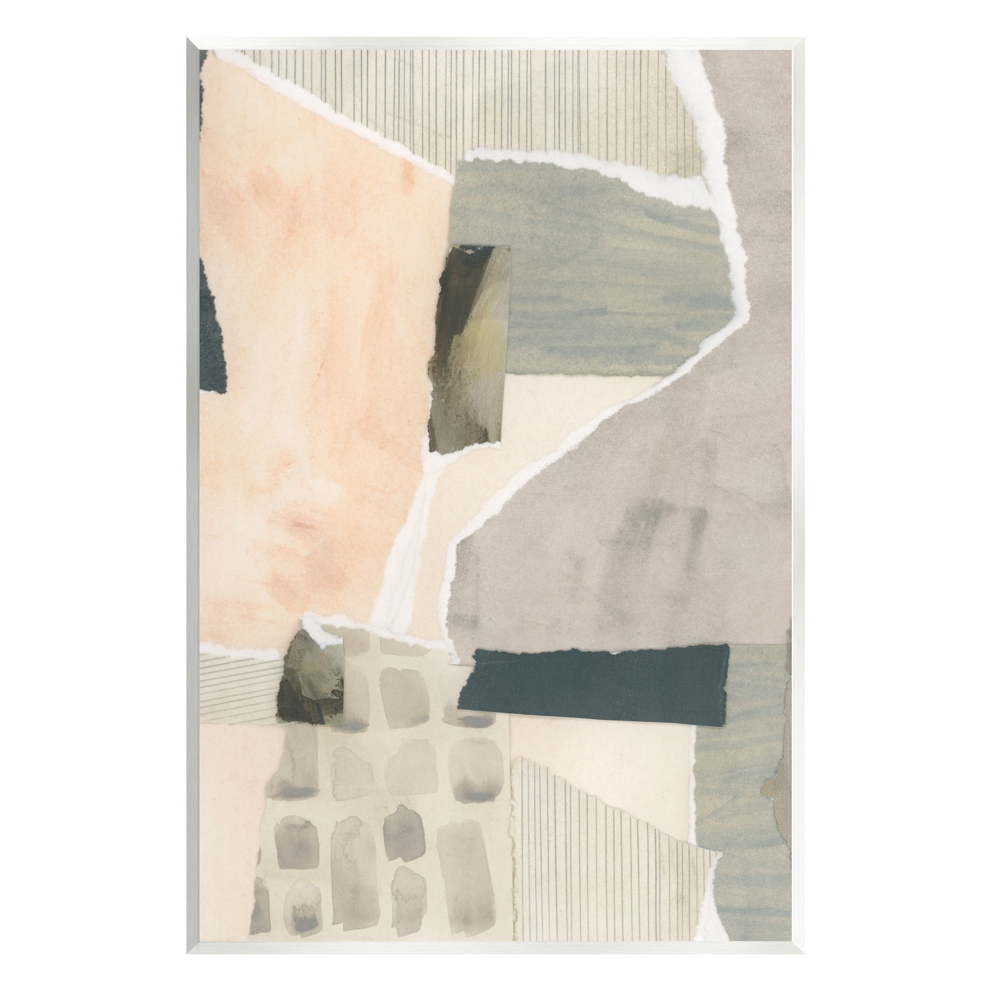 Stupell Industries Various Patterns Collage Abstract Painting Unframed Art Print Wall Art, 13 x 19
