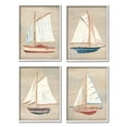 thumbnail image 1 of Stupell Industries Various Rustic Boats Transportation Painting White Framed Art Print Wall Art, 16 x 20, 1 of 10