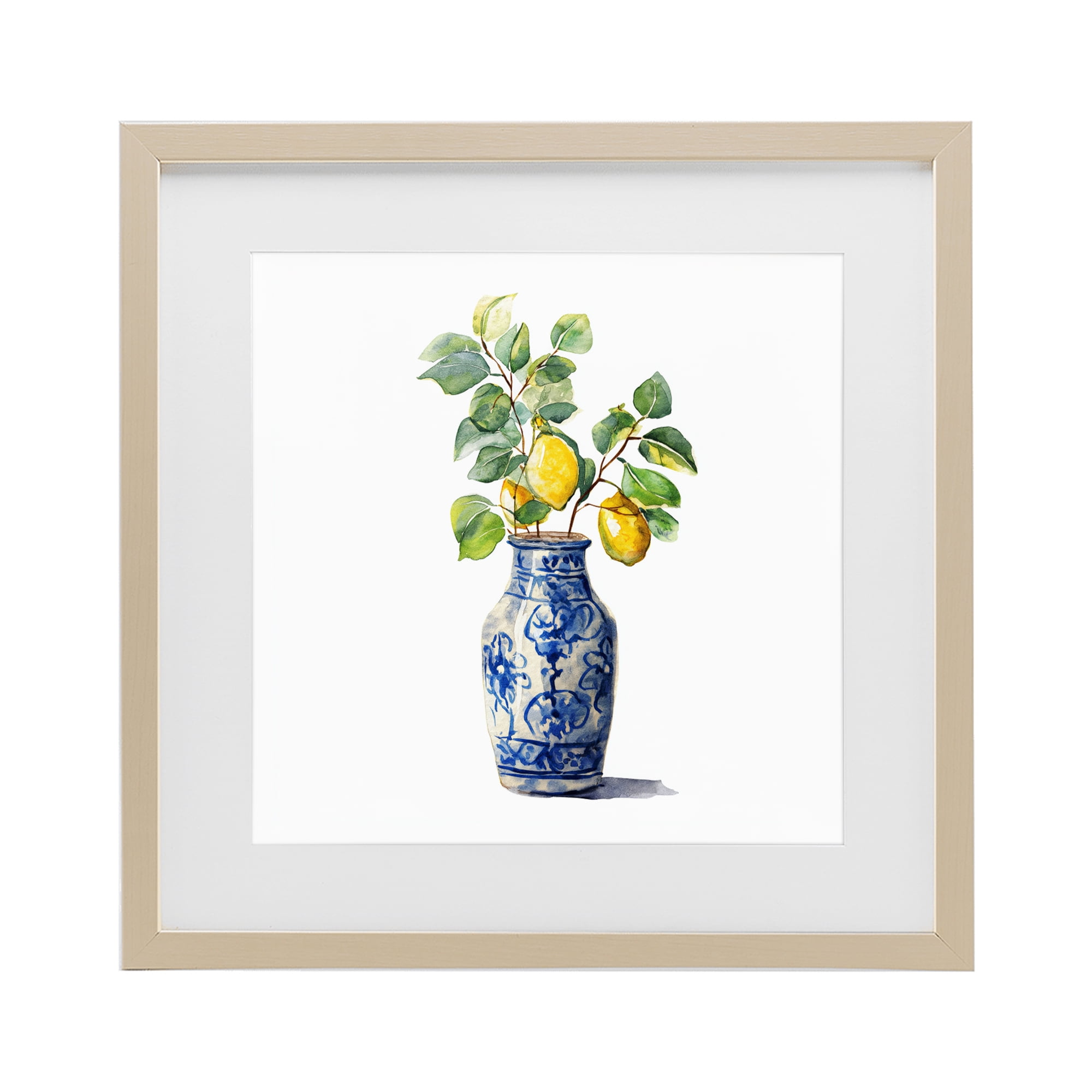 Stupell Industries Vase Of Sunshine Birch Framed Print Under Glass, design by Svetlana Aleynikova