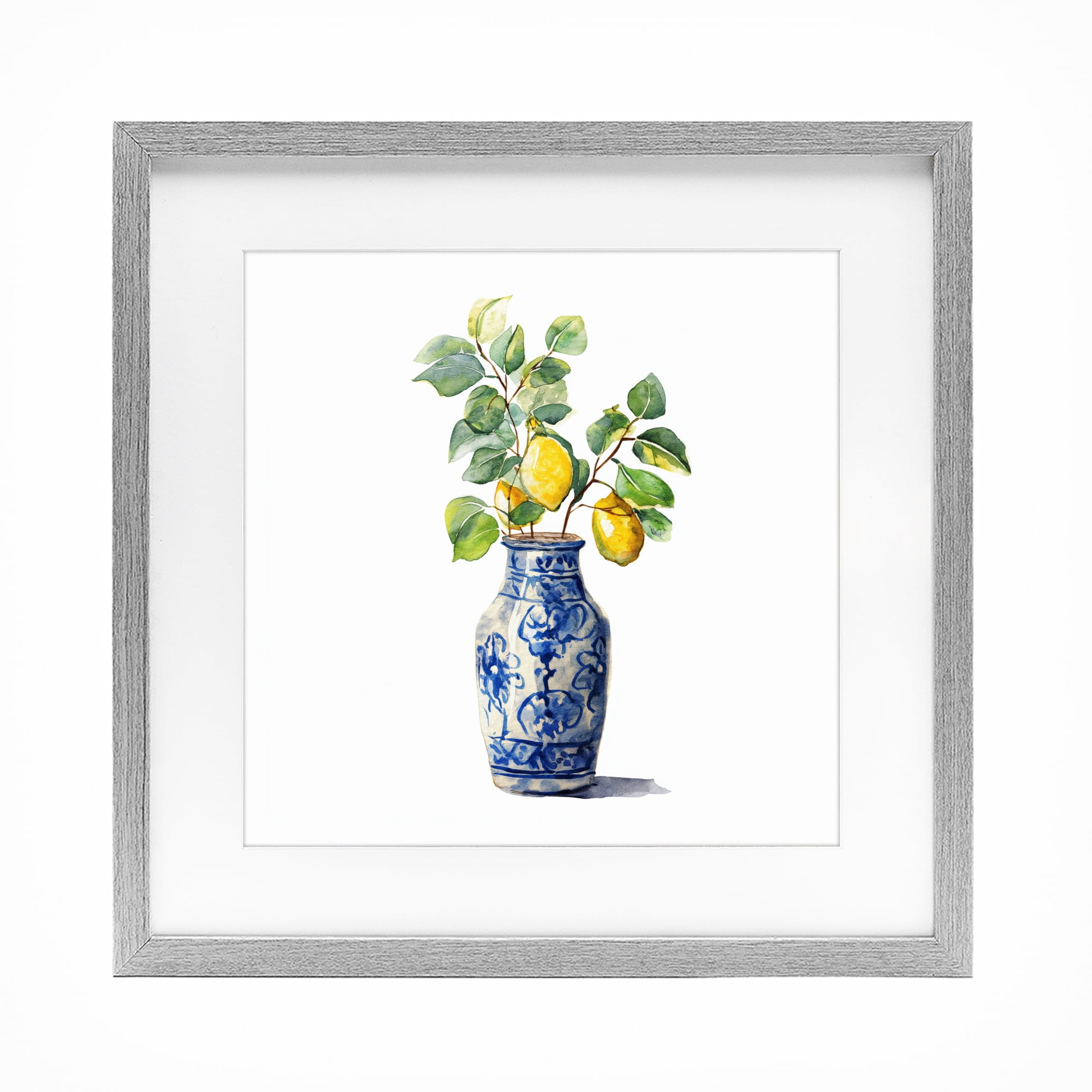 Stupell Industries Vase Of Sunshine Gray Framed Print Under Glass, design by Svetlana Aleynikova