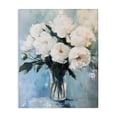 thumbnail image 1 of Stupell Industries Vase Of White Peonies Canvas Wall Art design by LSR Creative Studio, 40 x 30, 1 of 7