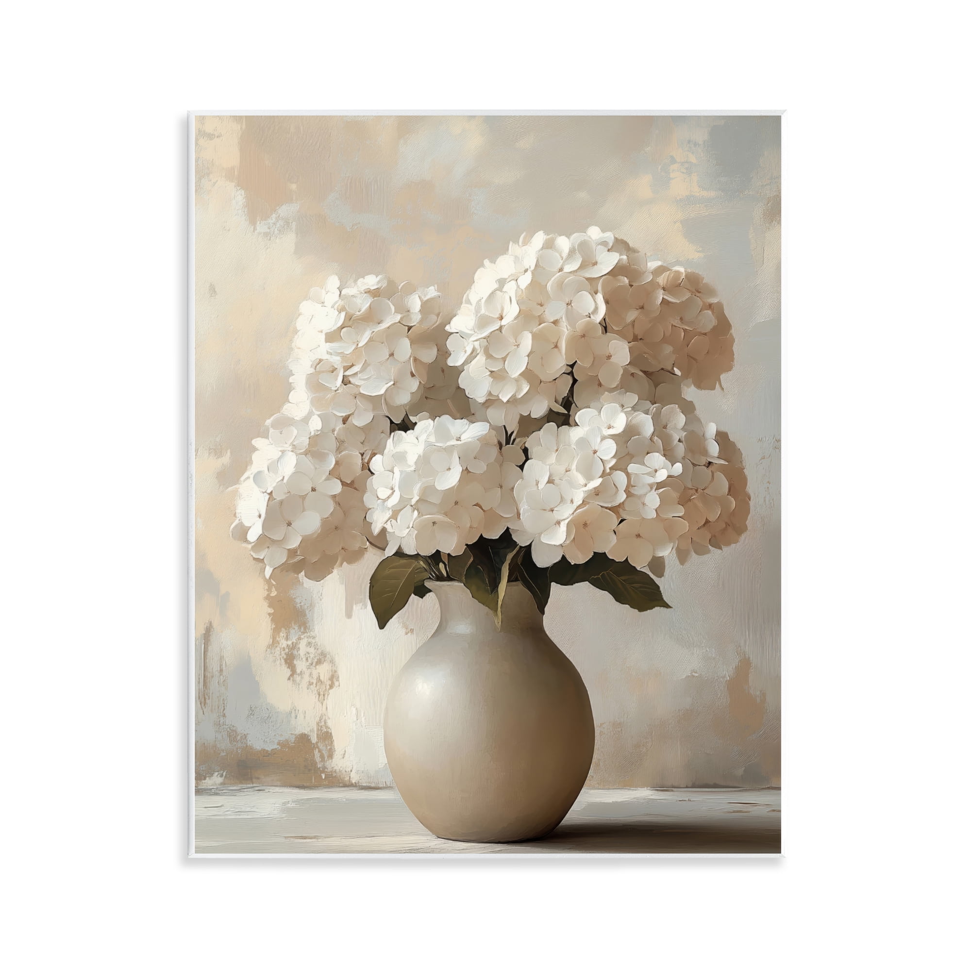 Stupell Industries Vase of Hydrangeas in Bloom Wall Plaque Art, design by LSR Design Studio