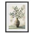 thumbnail image 1 of Stupell Industries Rustic Lodge Vase of Olive Branches Black Framed Print Under Glass, 14 x 20, by Creative Studio, 1 of 8