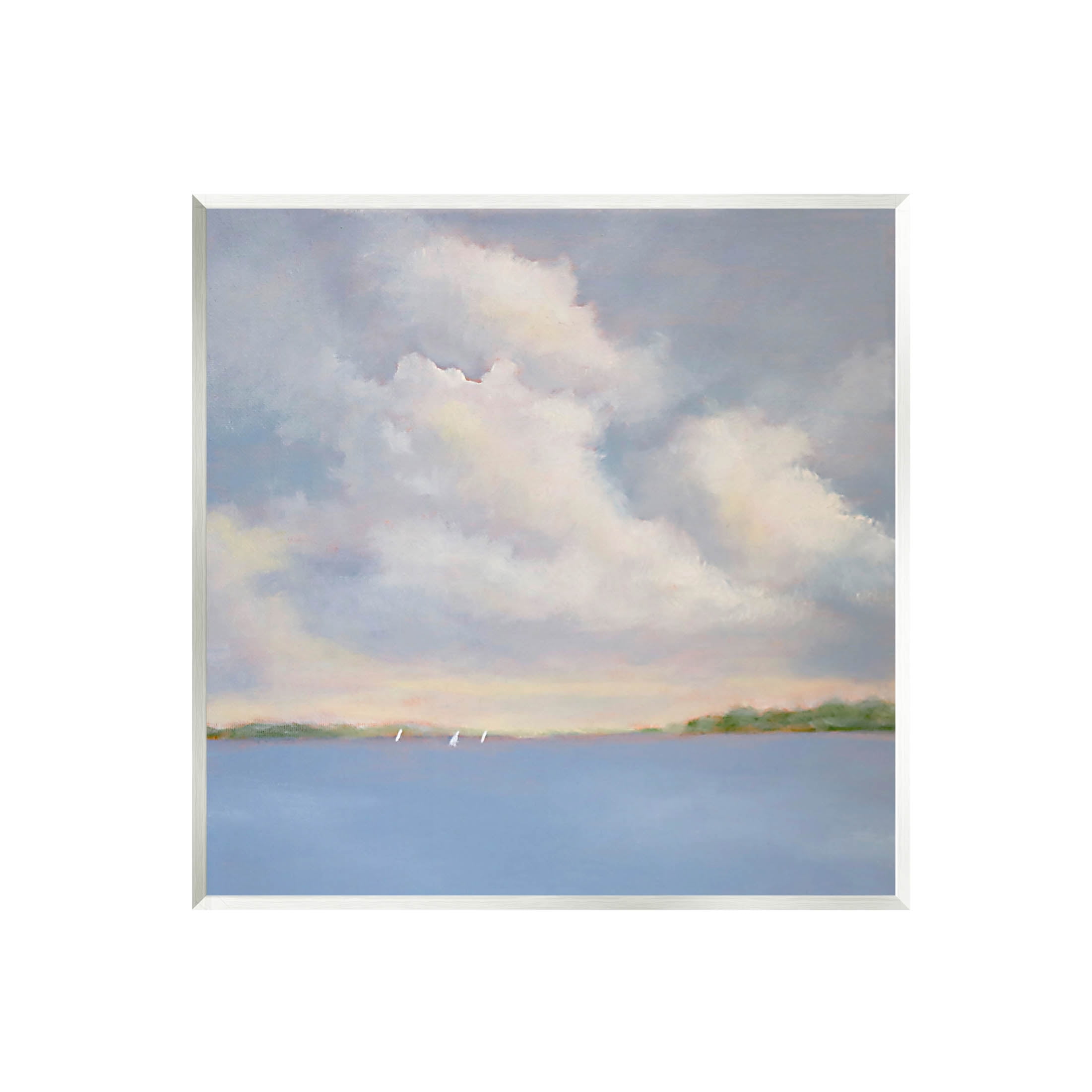 Stupell Industries Vast Cloudy Sky Panoramic Ocean View Painting Unframed Art Print Wall Art, Design by Catherine Andersen