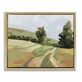 thumbnail image 1 of Stupell Industries Transitional Vast Country Path Gold Floating Frame Canvas Art, 21 x 17, by Victoria Barnes, 1 of 8