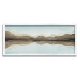 thumbnail image 1 of Stupell Industries Vast Mountain Lake Reflection Painting White Framed Art Print Wall Art, Design by Grace Popp, 1 of 8