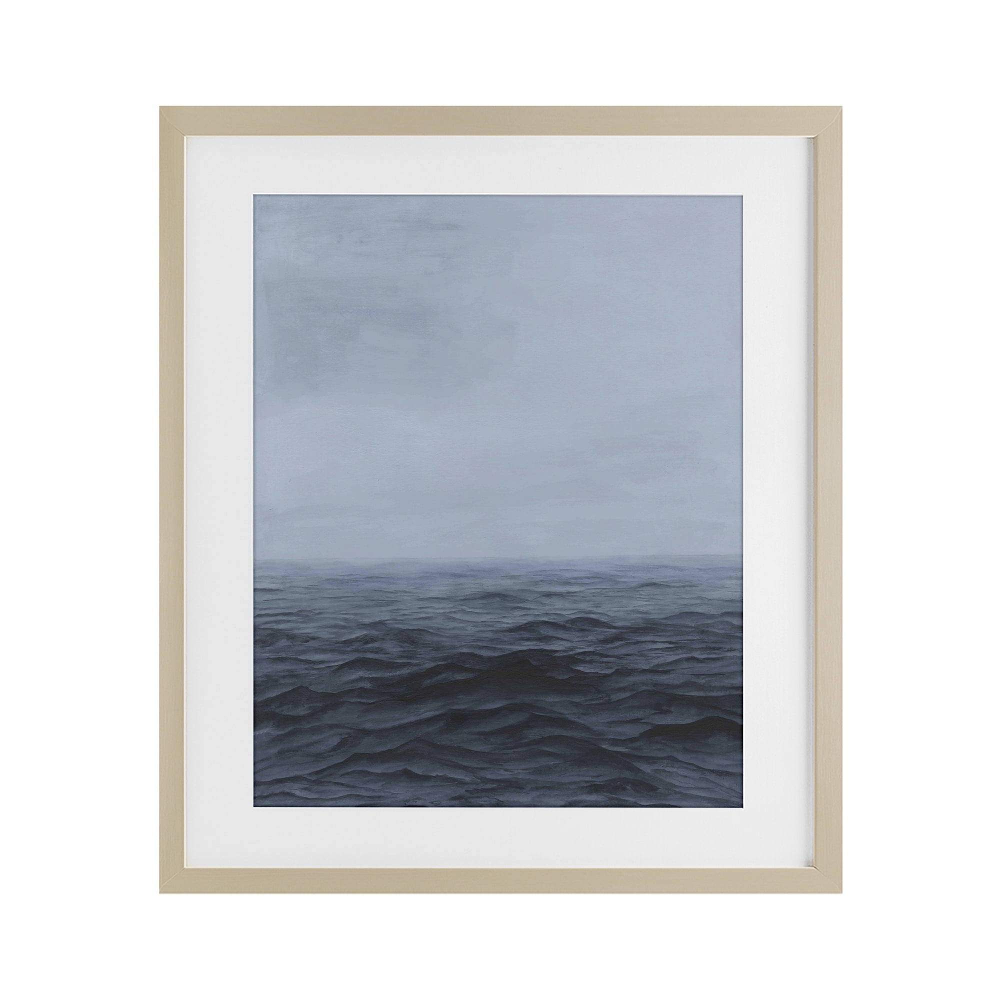 Stupell Industries Vast Ocean Expanse Birch Framed Print Under Glass, design by Michael Willett
