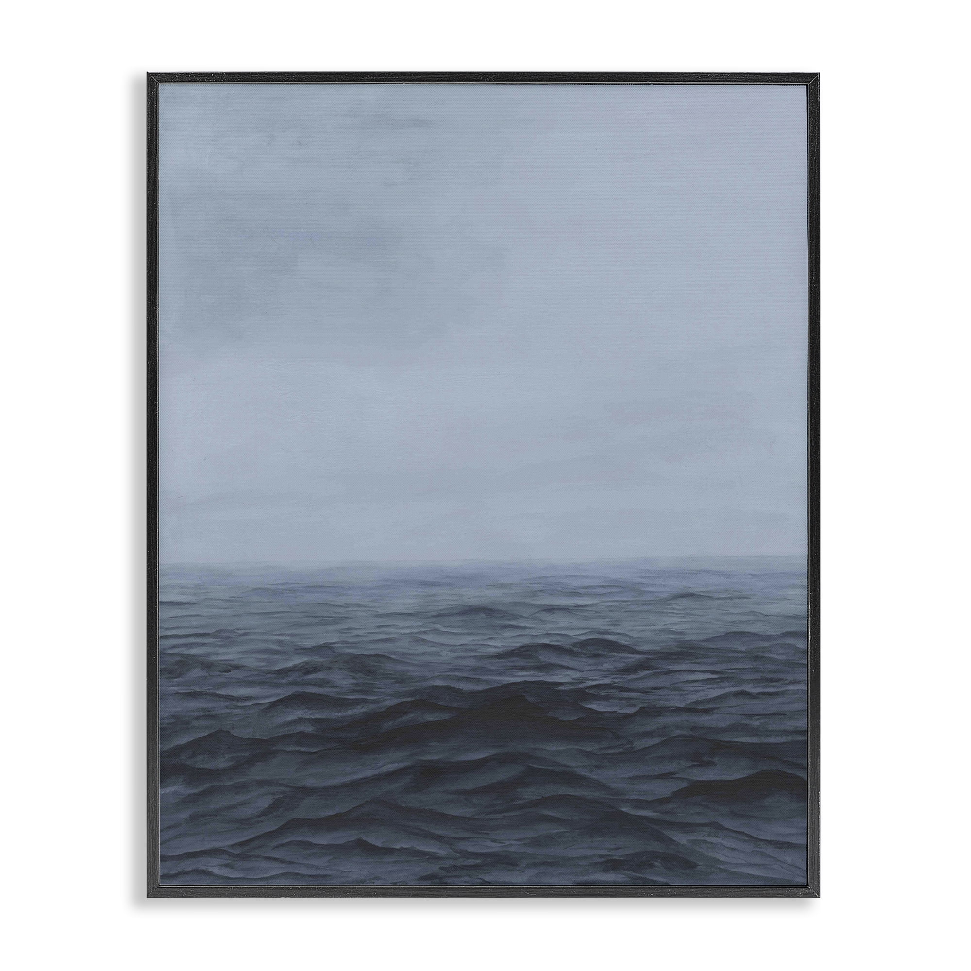 Stupell Industries Vast Ocean Expanse Black Framed Giclee Art, design by Michael Willett