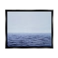 thumbnail image 1 of Stupell Industries Vast Ocean Horizon Soothing Blue Water Waves Photograph Jet Black Floating Framed Canvas Print Wall Art, Design by Michael Willett, 1 of 5