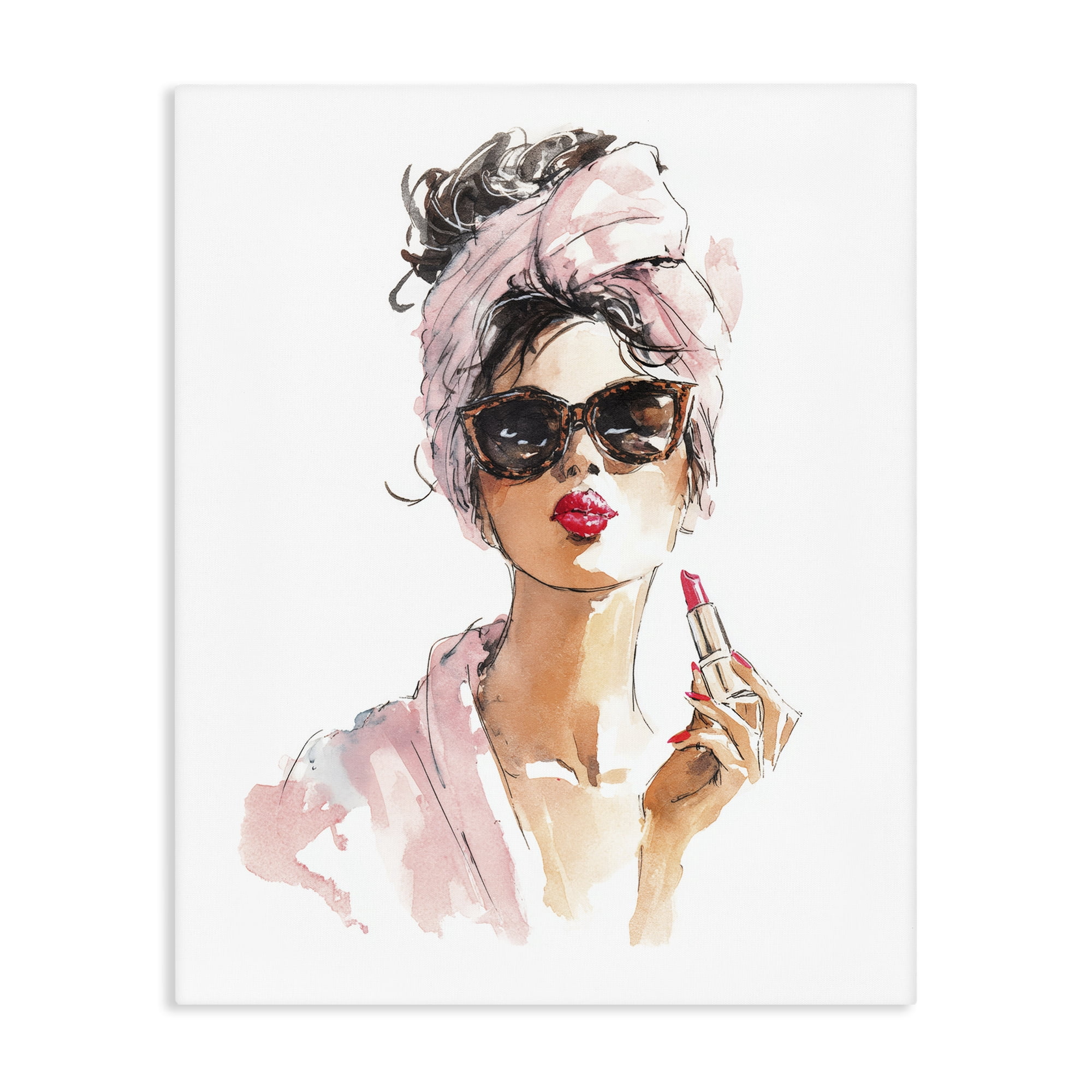 Stupell Industries Velour Secrets Lipstick Canvas Wall Art, design by Svetlana Aleynikova