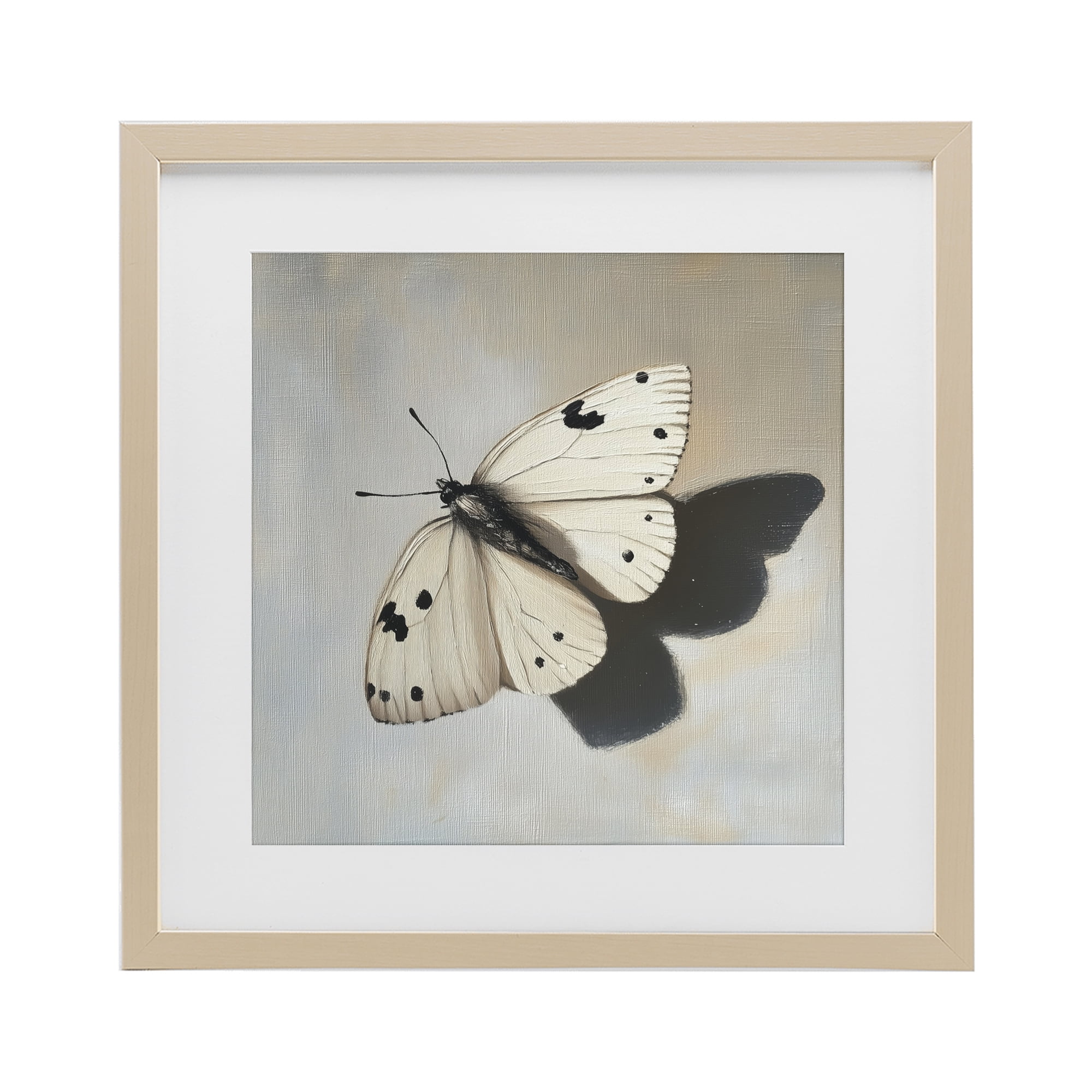 Stupell Industries Velvet's Butterfly Wings Birch Framed Print Under Glass, design by Svetlana Aleynikova