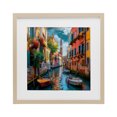 thumbnail image 1 of Stupell Industries Venetian Summer Canal Birch Framed Print Under Glass design by LSR Creative Studio, 13 x 13, 1 of 10