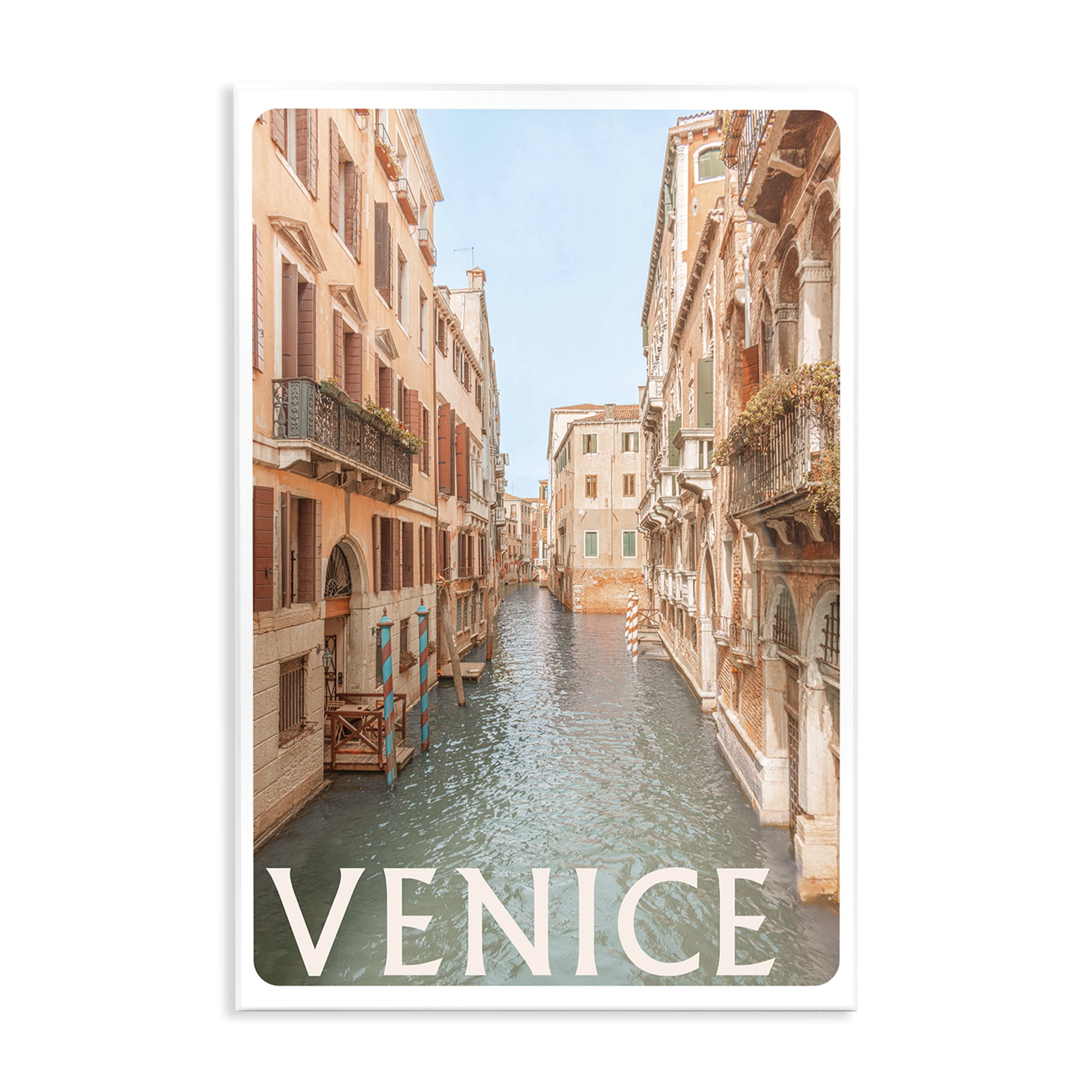 Stupell Industries Venice Canal Waterway Wall Plaque Art, design by Erin Marie
