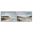 thumbnail image 1 of Stupell Industries Verdant Coastal Waters 2 Piece Gray Framed Giclee Art Set design by Elara Yasna, 20 x 30, 1 of 8